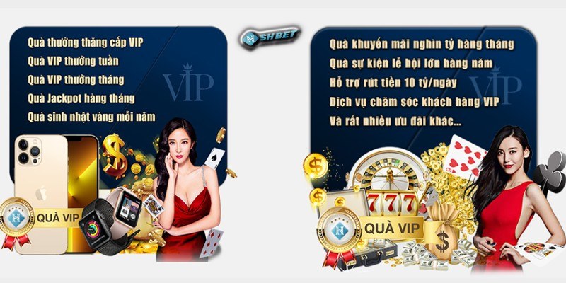 Khuyến Mãi Tặng Thưởng Thành Viên VIP SHBET Nổi Bật Nhất 3 Những đặc quyền của hội viên VIP tại SHBET